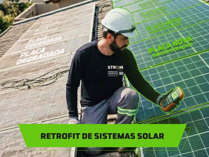 <i>Retrofit</i> de Sistemas Solares | <strong>Strom Energia</strong>